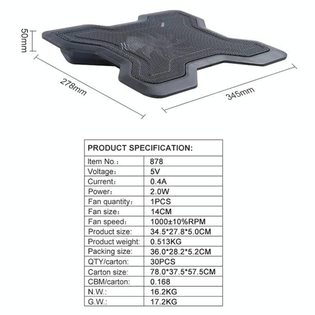 Desktop And Laptop Usb Cooling Fan-1915197391347257350