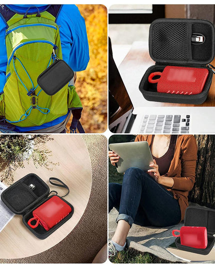 Portable Hard Shell Case For Jbl Go3 Speaker - Ideal For Outdoor Travel-1915197079458811909