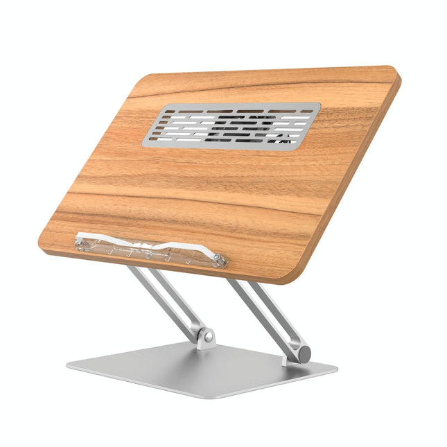 Adjustable Folding Laptop Stand With Cooling Fan - Portable Tablet Holder-1915198006135754752