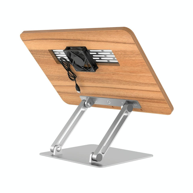 Adjustable Folding Laptop Stand With Cooling Fan - Portable Tablet Holder-1915198006135754754