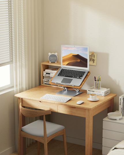 Adjustable Folding Laptop Stand With Cooling Fan - Portable Tablet Holder-1915198006135754756
