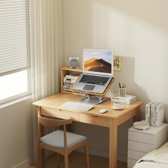 Adjustable Folding Laptop Stand With Cooling Fan - Portable Tablet Holder-1915198006135754756