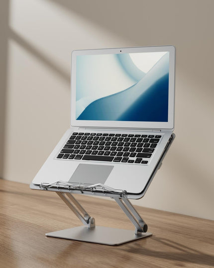 Portable Folding Laptop Stand With Adjustable Heat Dissipation - Book Clips-1915197870953336833