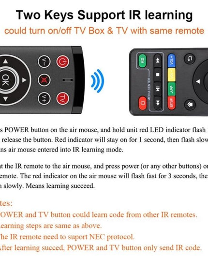 Smart Remote Control For Android Tv With Microphone And Air Mouse Function-1915198346159591426