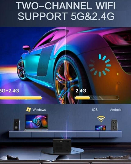 Portable Hd Projector With Media Player - Y7-1915196521381498884