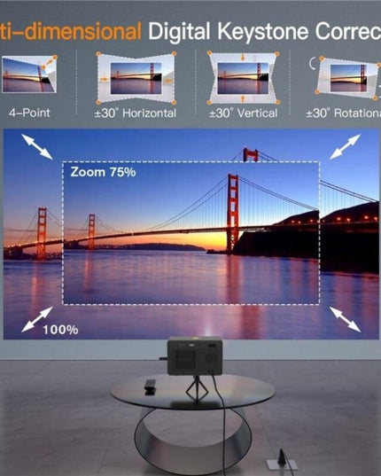 Portable Hd Projector With Media Player - Y7-1915196521381498886