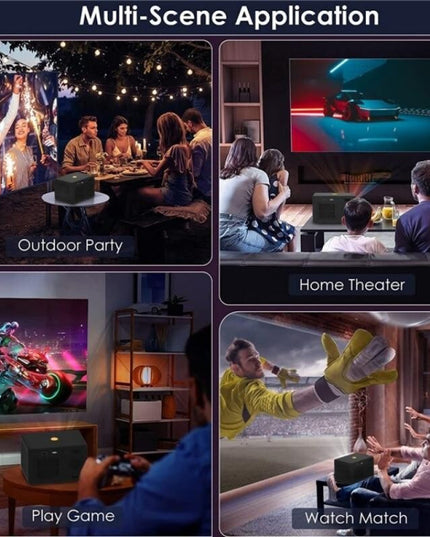 Portable Hd Projector With Media Player - Y7-1915196521381498889