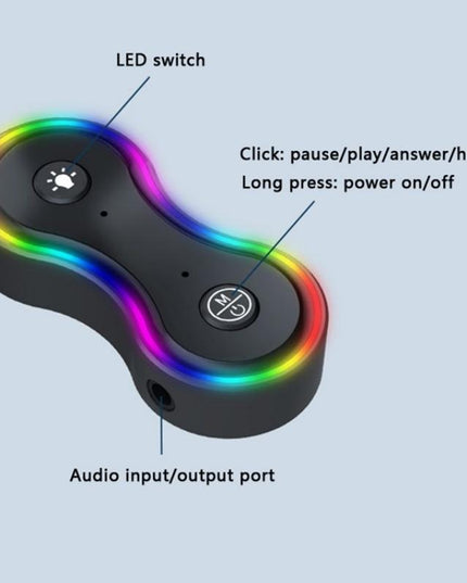 Wireless 2-In-1 Audio Adapter Q8 Portable Bt5.3 Receiver / Transmitter-1915197598499737602