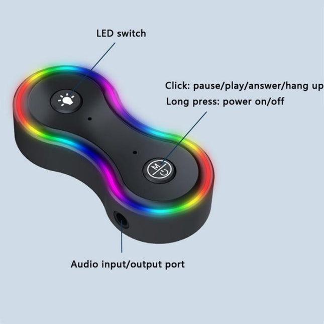 Wireless 2-In-1 Audio Adapter Q8 Portable Bt5.3 Receiver / Transmitter-1915197598499737602