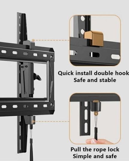 Adjustable Tv Wall Mount Bracket For 65-90 Inch Tvs-1915197401438752774