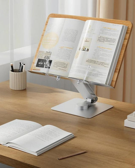 360 Degree Rotating Laptop & Book Stand - Adjustable & Hands-Free-1915197939182080002
