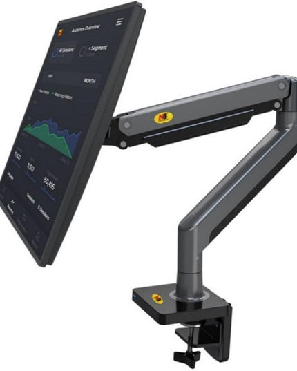 Adjustable Aluminum Monitor Holder - Rotatable 22-40 Inches-1915198054659657728