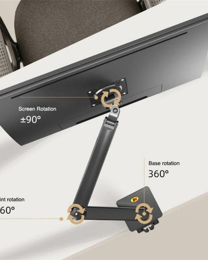 Adjustable Aluminum Monitor Holder - Rotatable 22-40 Inches-1915198054659657734