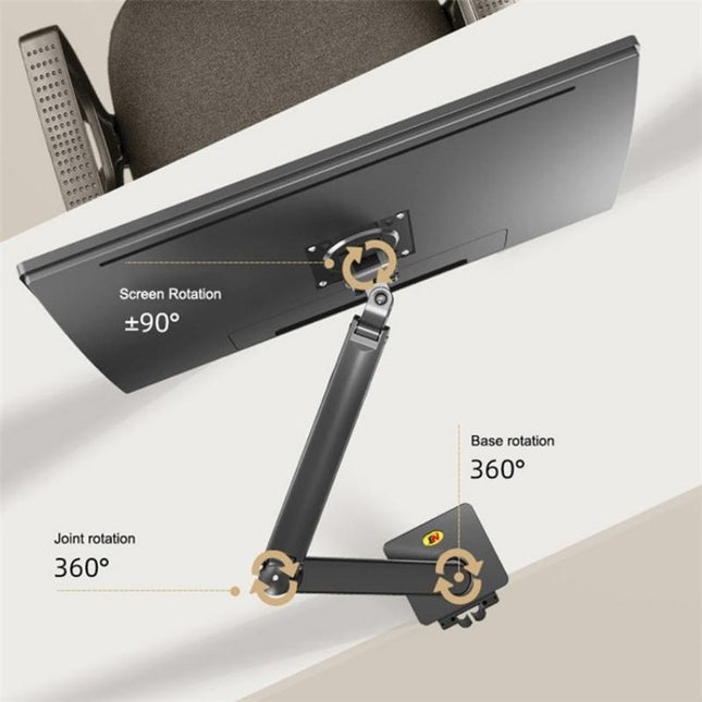 Adjustable Aluminum Monitor Holder - Rotatable 22-40 Inches-1915198054659657734