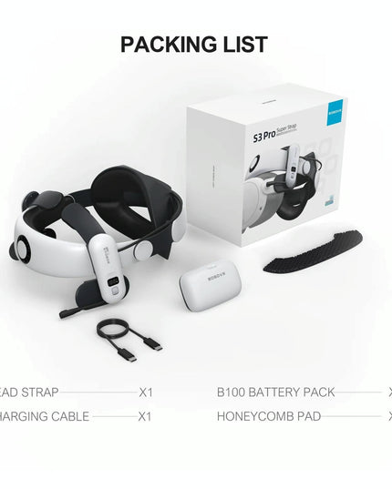 Meta Quest 3 Vr Head Strap 10000mah Battery-1922443391153606661
