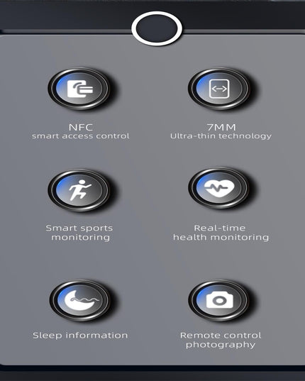 Smart Ring With Heart Rate Blood Oxygen & Sleep Monitoring - Multiple Sports Modes - Black Size 12-1915196912026390530