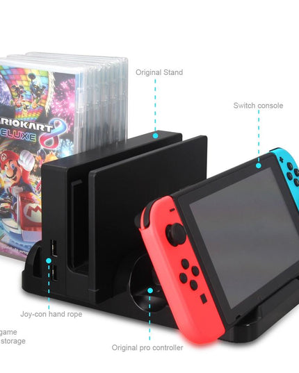 Nintendo Switch Charging Dock With Game Storage-1915197087545430019