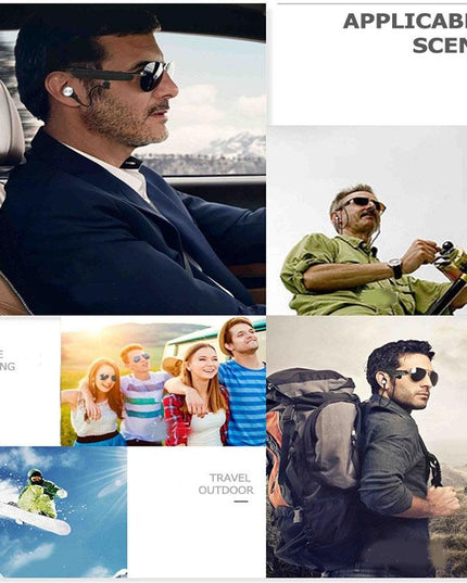 Wireless Bluetooth Sunglasses With Music Earphones And Mic-1915197528018653189