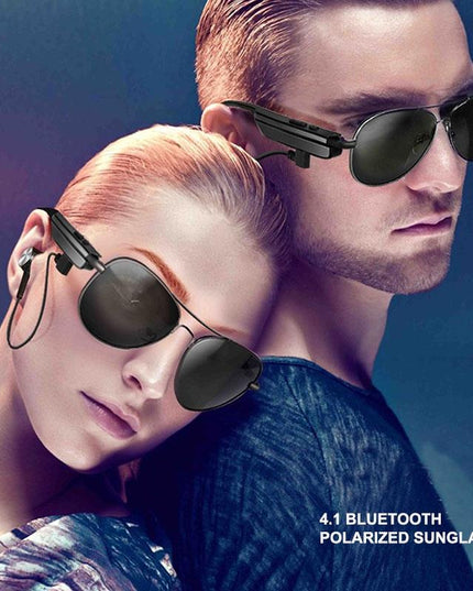 Wireless Bluetooth Sunglasses With Music Earphones And Mic-1915197528018653190