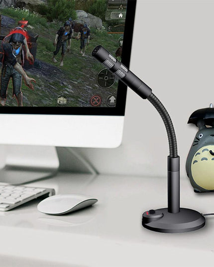 Usb Gaming Condenser Microphone For Computer - Mini Microphone With Voice Changer-1915197229199659010