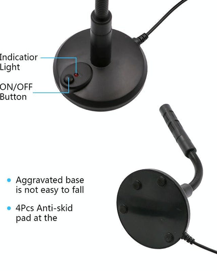 Usb Gaming Condenser Microphone For Computer - Mini Microphone With Voice Changer-1915197229199659016