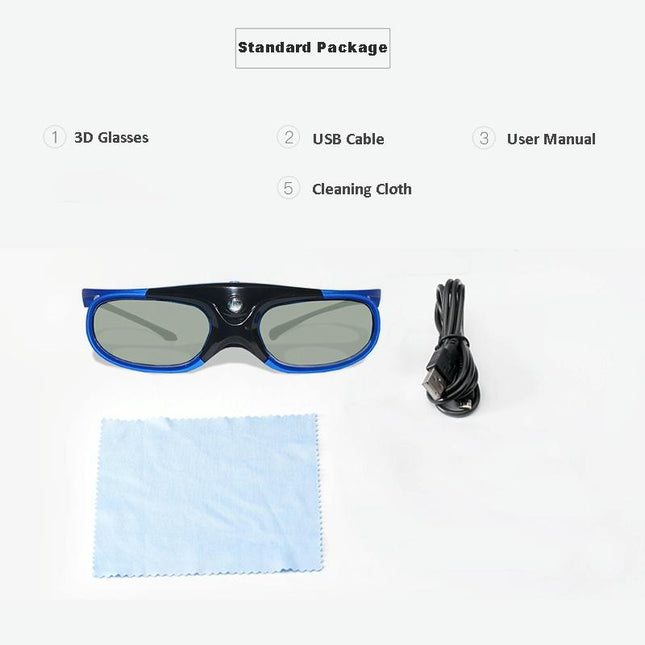 3D Glasses For Dlp Projectors - Rechargeable-1915196856284090372