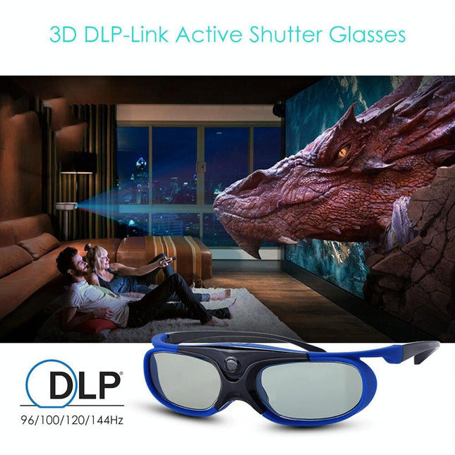 3D Glasses For Dlp Projectors - Rechargeable-1915196856284090377