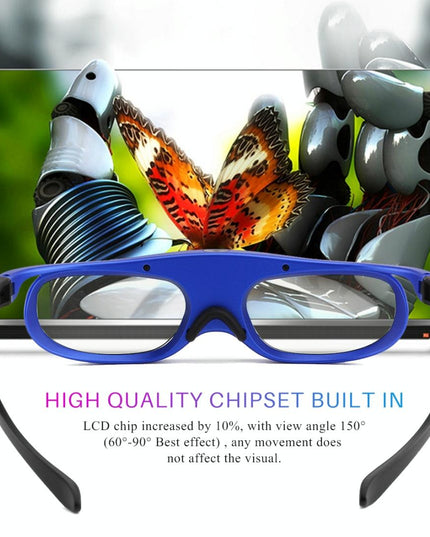 Home Theater 3D Glasses - Active Shutter For Projectors & Tvs-1915197751596027909