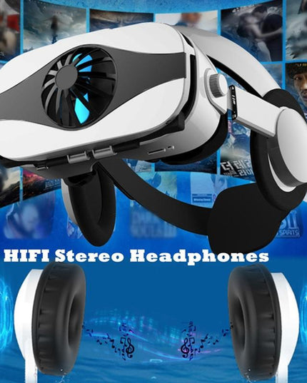 Vr Headset With Cooling Fan - Deluxe-1915197746801938434