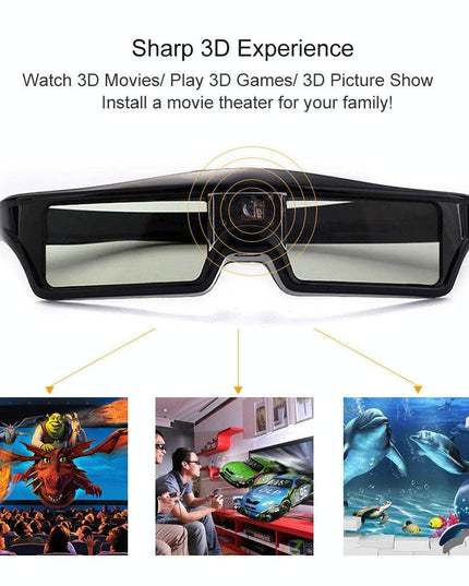 3D Active Glasses For Projectors - Universal-1922443461936680966
