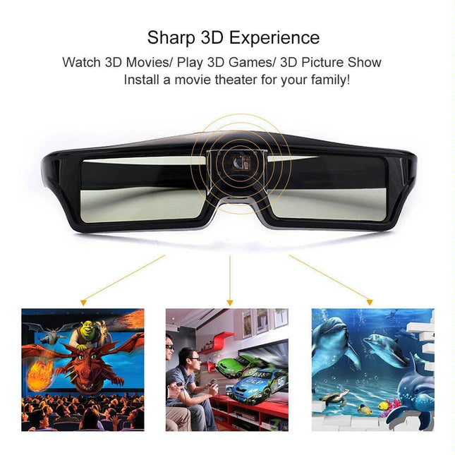3D Active Glasses For Projectors - Universal-1922443461936680966