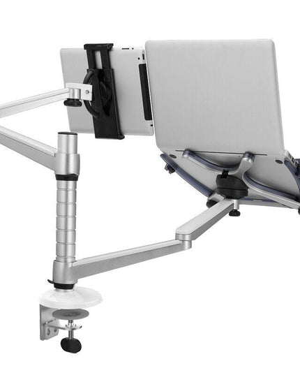 Adjustable Aluminum Double Arm Tablet Stand - Universal Rotation-1915197679273644033