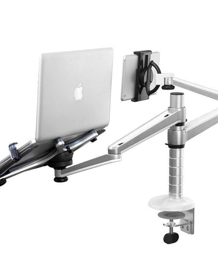 Adjustable Aluminum Double Arm Tablet Stand - Universal Rotation-1915197679273644034