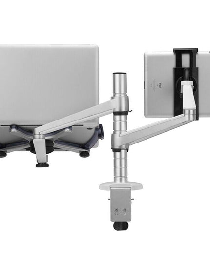 Adjustable Aluminum Double Arm Tablet Stand - Universal Rotation-1915197679273644035
