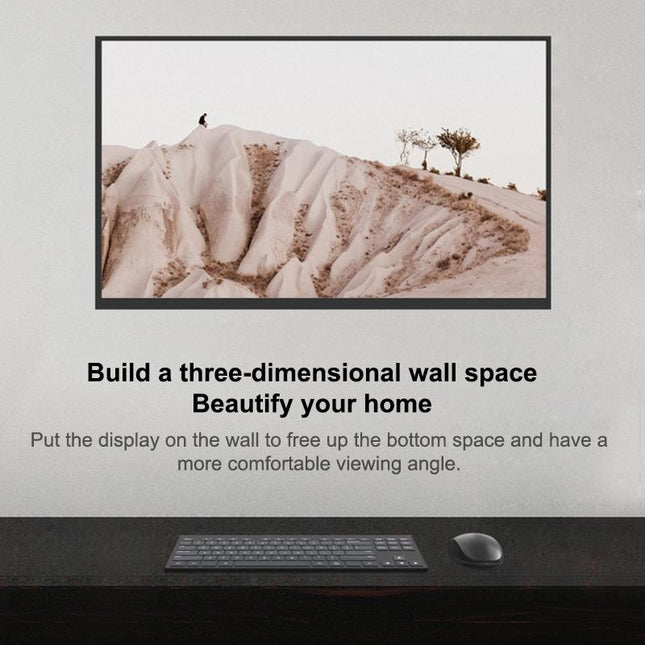 Universal Tv Monitor Stand - 5 Pcs Vertical Display Hanger - Simple & Compact - Black-1915196939503276037