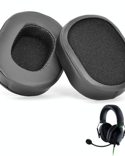 Pair Of Sponge Ear Pads For Razer Blackshark V2 X Headset-1915198326333116420
