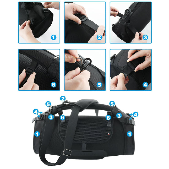 Single Shoulder Strap Case & Phone Bag Set For Jbl Boombox - Bluetooth Speaker-1943465055374938114