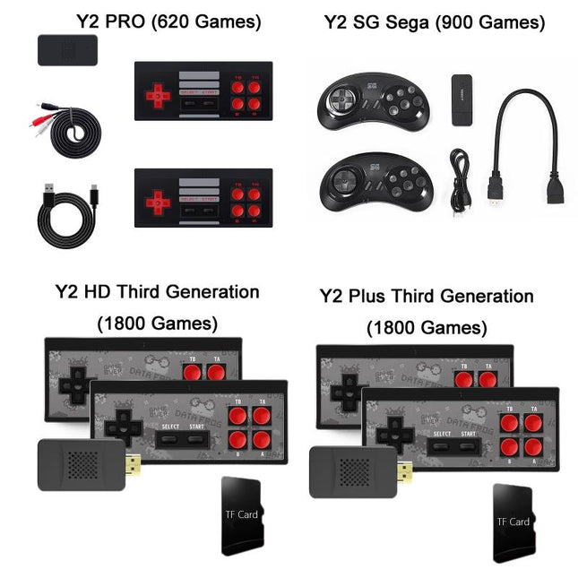 Y2 Sg Sega 900 Games Mini Game Console - Wireless Hdmi Doubles Tv-1915198090726477825