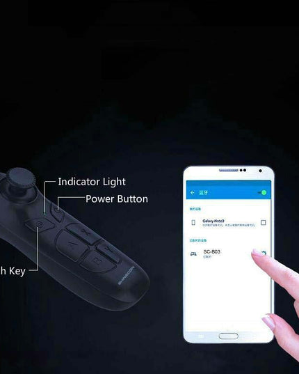 Android Mobile Phone Vr Glasses With Bluetooth Remote Control-1915196896608129031