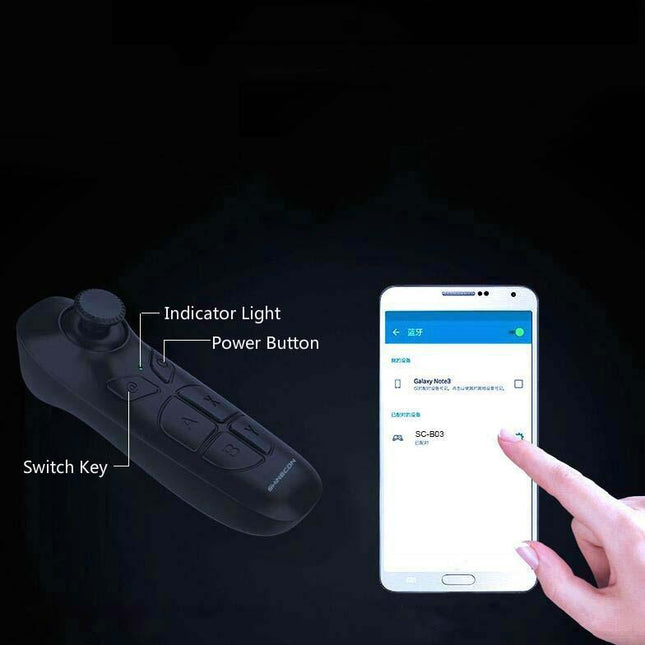 Android Mobile Phone Vr Glasses With Bluetooth Remote Control-1915196896608129031