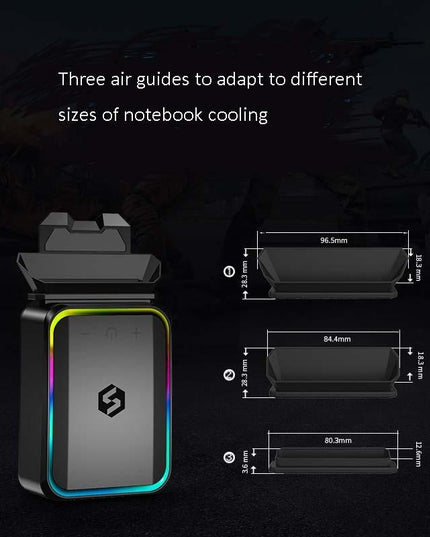 Colourful Notebook Exhaust Radiator With Side Suction Fan-1915198088969064452