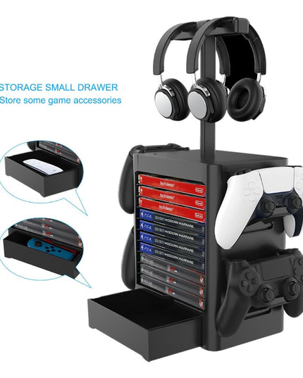 Ps5 / Xsx Game Disc & Headphone Storage Rack-1915197480337805313