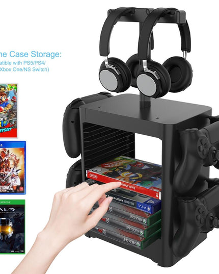 Ps5 / Xsx Game Disc & Headphone Storage Rack-1915197480337805314