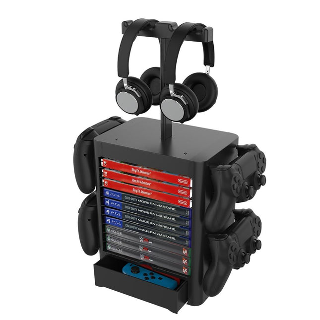 Ps5 / Xsx Game Disc & Headphone Storage Rack-1915197480337805317