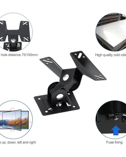 Universal 14-24 Tv Wall Mount Bracket - 180 Degree Rotation-1915197670230724611