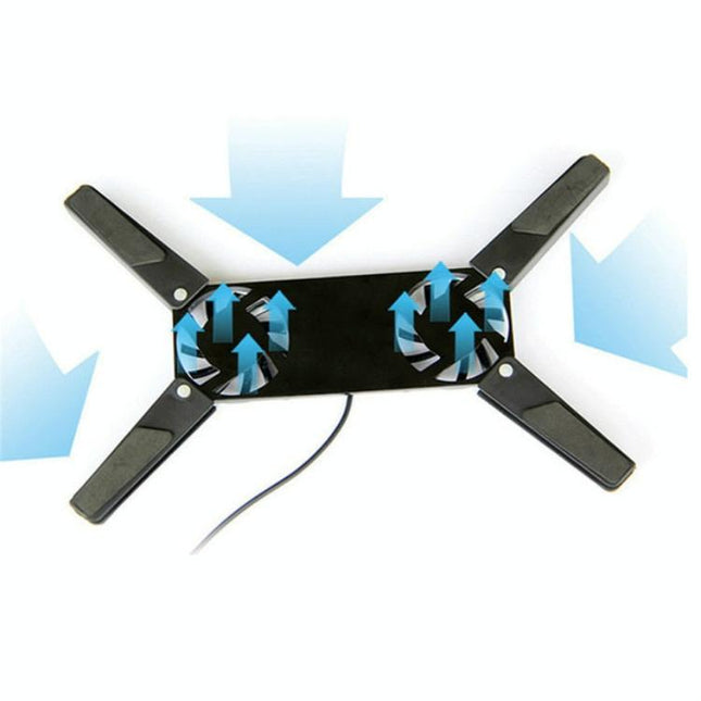 2-Pack Foldable Laptop Cooling Pad - Compact & Portable-1915197385282293761
