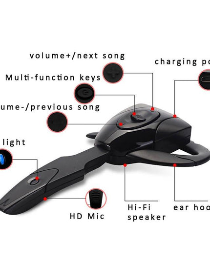 Scorpion Bluetooth Earphone - Unilateral Hanging Black Hole 5.0-1915197935843414019