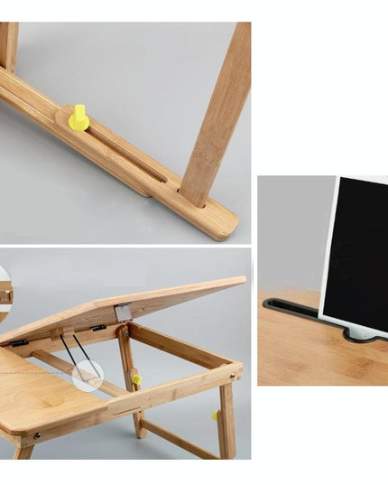 Adjustable Folding Laptop Desk For Bed With Card Slot And Lazy Computer Design-1915197953941835781