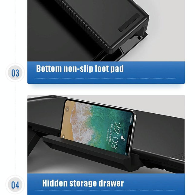 Notebook Storage Rack - Space-Saving Bracket For Increased Capacity-1915198280283852804