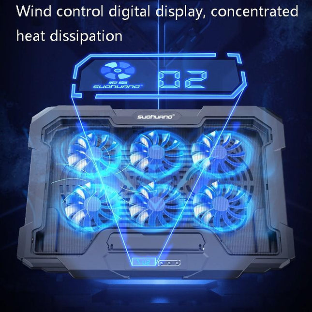 Lcd Gaming Notebook Cooler With Exhaust Fan-1915196911695040515
